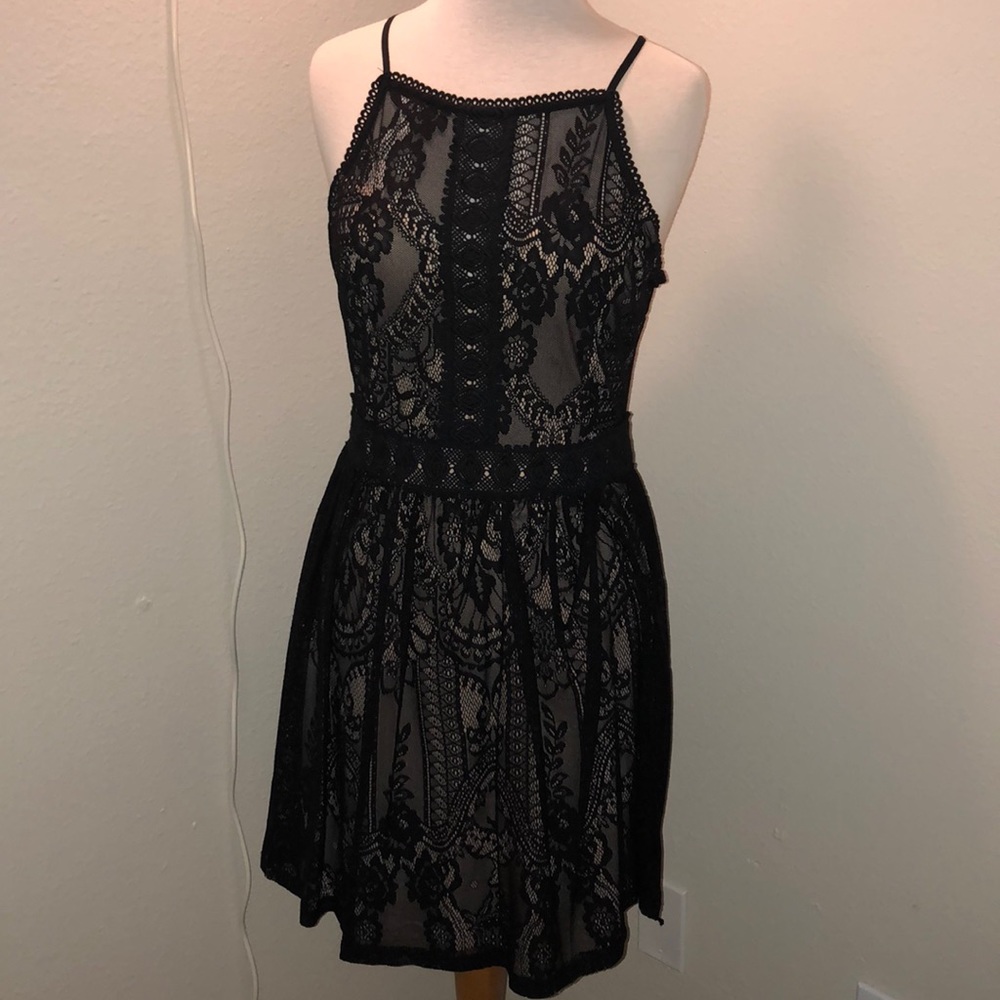 Boutique lace little black dress
